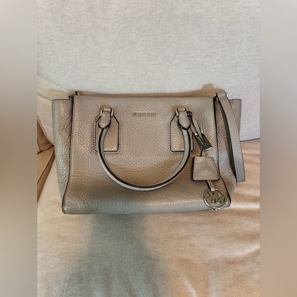 Michael Kors light gray Handbag